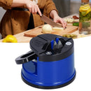 Afiador de Facas Compacto com Base de Sucção – Portátil, Seguro e de Aço Inoxidável