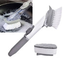 Escova de Limpeza com Dispenser de Detergente – 75ml, Compacta e Prática