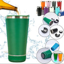 Copo Térmico com Caixa de Som Bluetooth 420ml – Mantém Bebida Gelada e Toca Música, Portátil e Recarregável