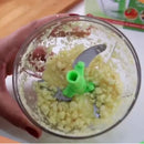 Processador Manual de Alimentos 500ml – Triturador de Legumes, Verduras, Frutas e Temperos Sem Eletricidade