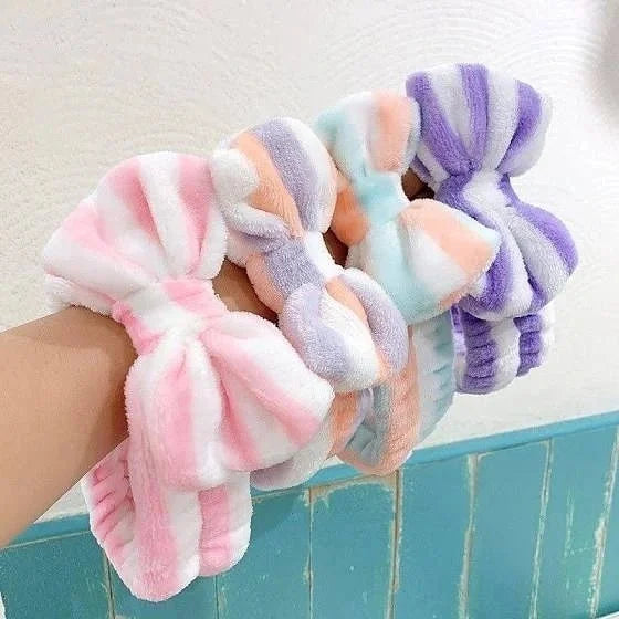 Faixa de cabelo para maquiagem e skincare