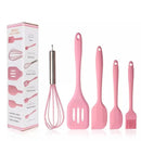 Conjunto de Utensílios de Cozinha Antiaderente de Silicone