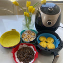 Molde de Silicone Reutilizável para AirFryer – Assados, Carnes, Legumes e Muito Mais