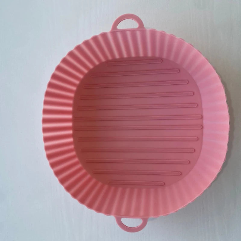 Molde de Silicone Reutilizável para AirFryer – Assados, Carnes, Legumes e Muito Mais