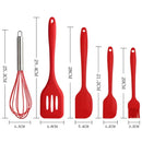 Conjunto de Utensílios de Cozinha Antiaderente de Silicone